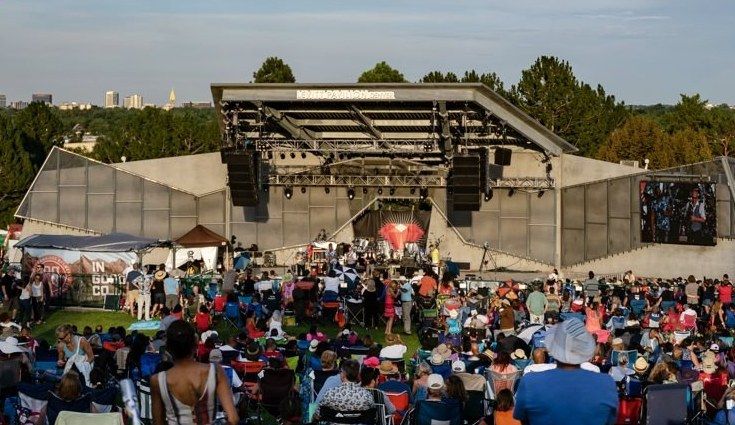 Levitt Pavilion Denver, free outdoor concerts on an open lawn